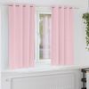 vidaXL Tende Blackout con Anelli 2 pcs Rosa baby 175 x 140 cm