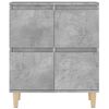 vidaXL Credenze 2pz Grigio Cemento 60x35x70 cm in Legno Multistrato