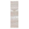 vidaXL Tappeto Beige 80x300 cm in Cotone