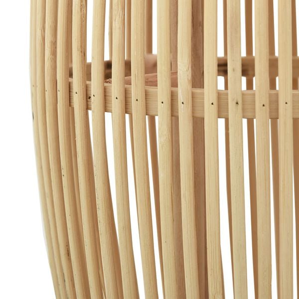 vidaXL Lampadario da Soffitto in Salice 40 W 21x50 cm Ovale E27