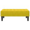 vidaXL panchina Giallo 113 x 57 x 39 cm Velluto