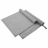 vidaXL Asciugamani Sportivi 2 pcs Grigio scuro 90 x 180 cm
