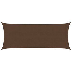 vidaXL Vela Parasole 160 g/m&sup2; Marrone 2x4,5 m in HDPE