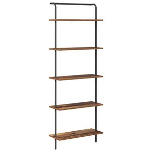 vidaXL Libreria Legno vecchio 60 x 24 x 168 cm Legno multistrato