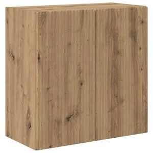vidaXL Mobile TV da parete Rovere artigianale 59,5 x 31 x 60 cm
