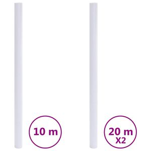 vidaXL Pellicole per Finestre Smerigliate Trasparenti Grigie in PVC