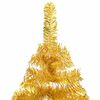 vidaXL Albero di Natale Preilluminato con Palline Oro 120 cm PET