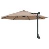 vidaXL Ombrello da giardino Talpa 248 x 248 x 148 cm