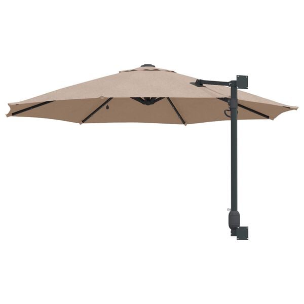 vidaXL Ombrello da giardino Talpa 248 x 248 x 148 cm