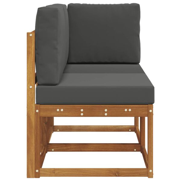 vidaXL Divano modulare da esterno e angolare con cuscino 2 Pezzo