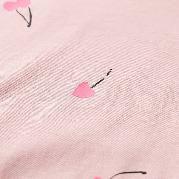 Maglietta da Bambina Rosa Chiaro 104