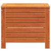 vidaXL Poggiapiedi Giardino Marrone Cera 62x31,5x52 cm Massello Pino