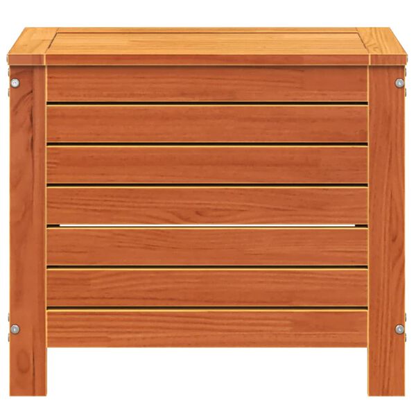 vidaXL Poggiapiedi Giardino Marrone Cera 62x31,5x52 cm Massello Pino