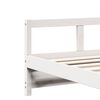 vidaXL Dormeuse con Materasso Bianca 90x200 cm Legno Massello Pino