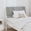 vidaXL Testiera imbottita Grigio chiaro 80 cm Pino massello