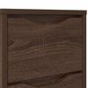 vidaXL Comodino Rovere Marrone 30,5 x 30 x 43 cm Legno multistrato