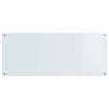 vidaXL Rivestimento da Cucina Bianco 120 x 50 x 0.6 cm vetro temperato