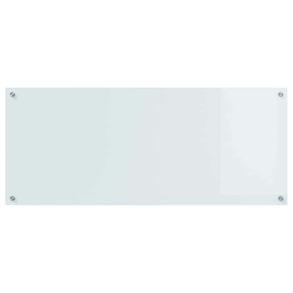 vidaXL Rivestimento da Cucina Bianco 120 x 50 x 0.6 cm vetro temperato