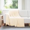 vidaXL Coperte da Pile 24 pcs Crema 200 x 150 cm Panno