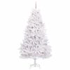 vidaXL Albero di Natale Artificiale con Rami Pieghevoli Bianco 240 cm