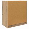vidaXL Mobile laterale Rovere artigianale 68 x 37 x 75,5 cm