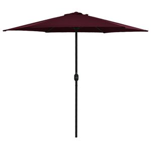 vidaXL Ombrellone da Giardino con Palo in Alluminio 270x246 cm Bord&ograve;