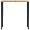 vidaXL Banco Lavoro Marrone Chiaro 100x60x(71,5-98) cm Legno di Rovere
