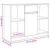 vidaXL Credenza con Cassetto Rovere Sonoma 101x35x76 cm in Truciolato