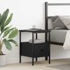 vidaXL Armadio da Notte Rovere Nero 34 x 36 x 50 cm Legno multistrato