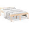 vidaXL Letto per Anziani 140x190 cm in Legno Massello di Pino