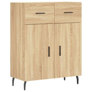 vidaXL Credenza Rovere Sonoma 69,5x34x90 cm in Legno Multistrato