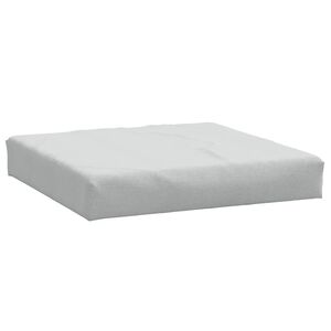 vidaXL Cuscino per Pallet Grigio Chiaro M&eacute;lange 60x60x9,5cm in Tessuto