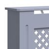 vidaXL Copertura per Radiatore Grigia in MDF 78 cm