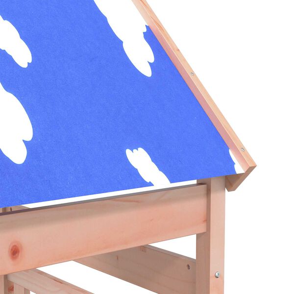 vidaXL Torre da Gioco Marrone 52,5 x 85 x 265 cm Legno Douglas Solido