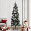 vidaXL Albero di Natale artificiale con 300 LED Verde 96 x 96 x 240 cm