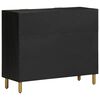 vidaXL Credenza Nera 90x33x75 cm in Legno Multistrato