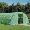 vidaXL Serra con Telaio in Acciaio Verde 56 m² 14x4x2 m