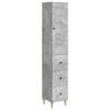 vidaXL Set di armadi 2 pcs 33 x 34,5 x 90 cm Legno ingegnerizzato
