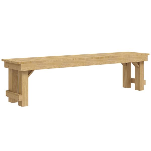 vidaXL Set da Pranzo da Giardino 3 pz in Legno di Pino Impregnato