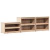 vidaXL Mobile da cucina da esterno MEPPEL 3 pcs Douglas Naturale