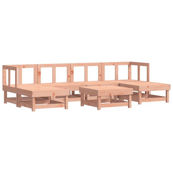 vidaXL Set Salotto da Giardino 7 pz in Legno Massello di Douglas