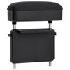 vidaXL Bracciolo universale per auto nero 23x8x(30-38) cm ABS