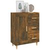 vidaXL Credenza Rovere Fumo 69,5x34x90 cm in Legno Multistrato