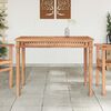 vidaXL Tavolo da Pranzo per Giardino 120x65x80 cm in Massello di Teak