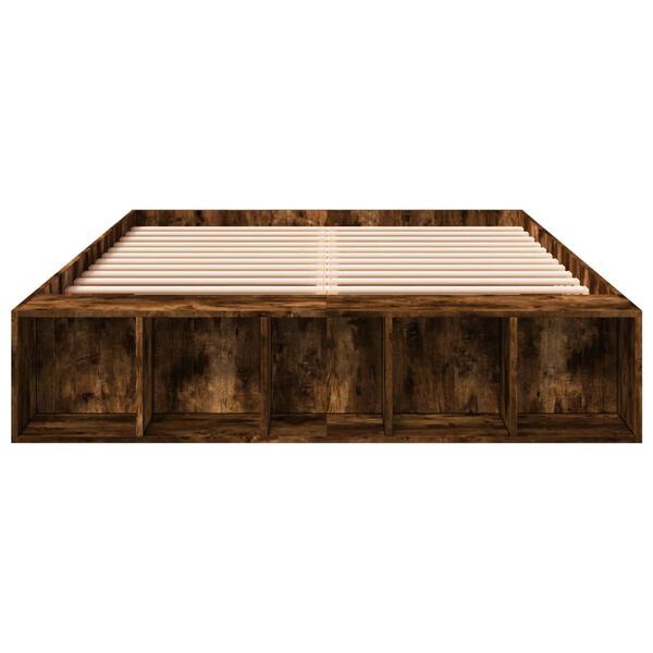 vidaXL Giroletto Rovere Fumo 150x200 cm in Legno Multistrato