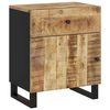 vidaXL Comodino 50x33x60cm Legno Massello di Mango e Legno Multistrato