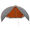 vidaXL Tenda Teepee per 9 Persone con tetto Grigio e arancione