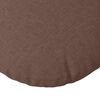 vidaXL Cuscini per Seduta 2 pcs Marrone Ø60 x 21 cm Tessuto