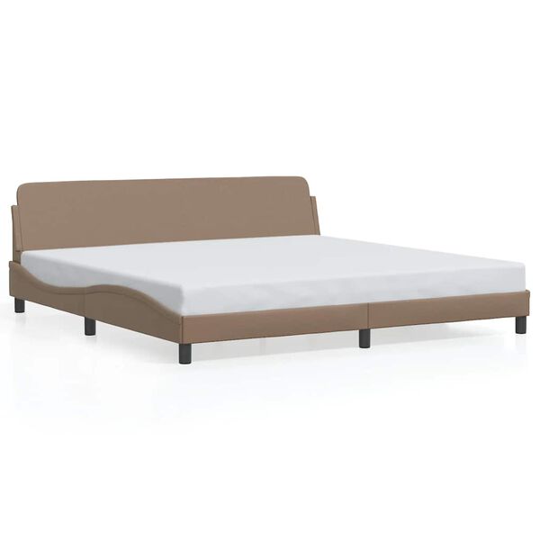 vidaXL Giroletto Dover Cappuccino 200x200 cm in Similpelle
