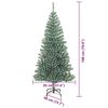 vidaXL Albero di Natale Artificiale Imbiancato con Luci LED 180 cm